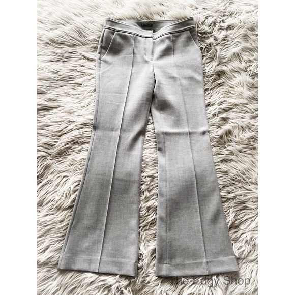 Express Pants - Express | High Waisted Seamed Pintuck Front Trouser Pant 6 SHORT